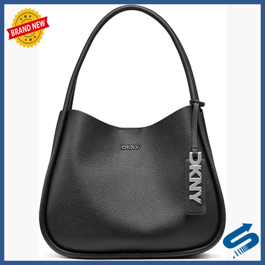Large Hobo Bag With Snap Closure Polyurethane Material